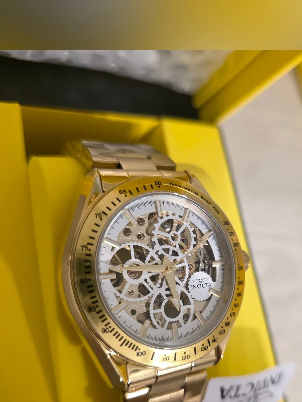 444. Invicta Objet D Art Excelsior Automatic Men's Watch w/ Skeleton Dial - 43mm